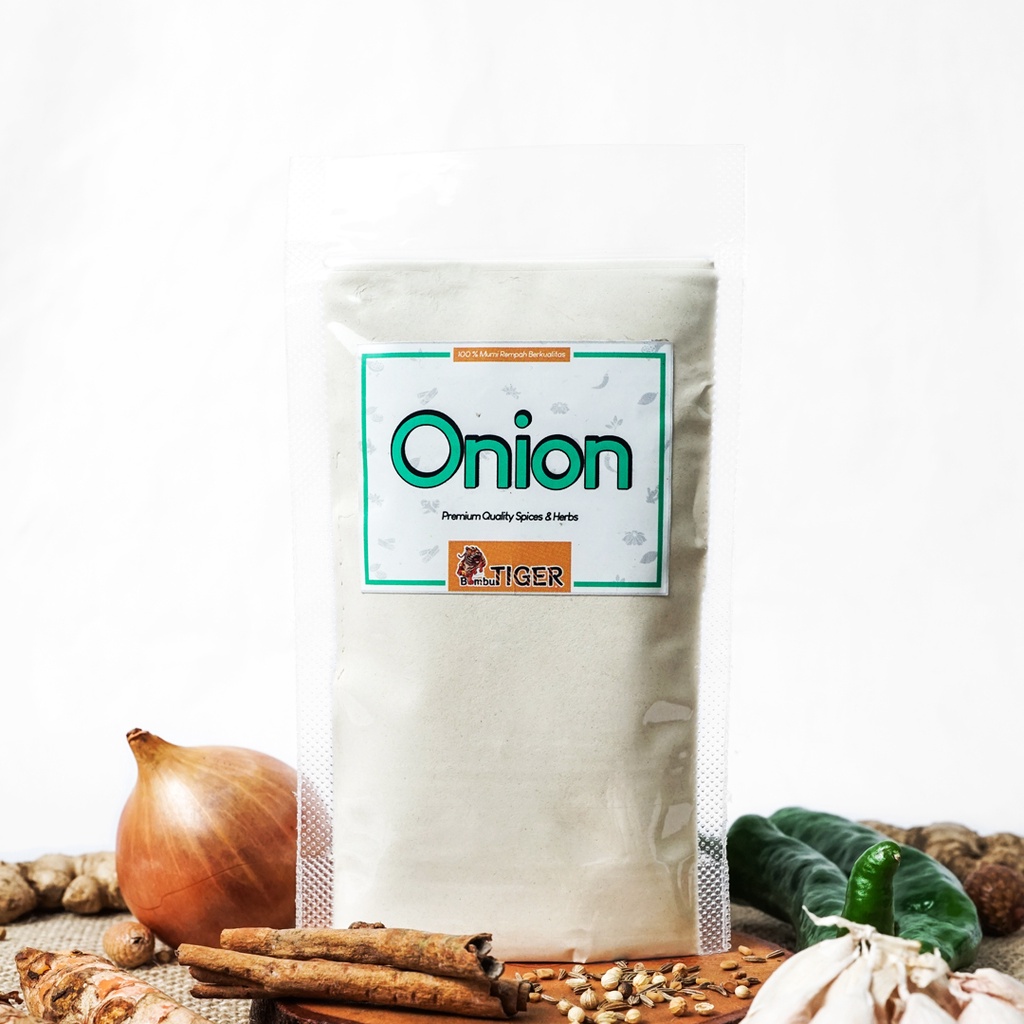 ONION POWDER - Bawang Bombay Bubuk / Bawang Murni / Bumbu Tiger