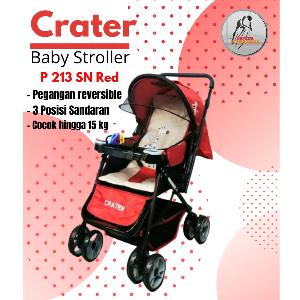 WER BABY STROLLER CRATER 213 ( JAMINAN ONGKIR PALING MURAH  )