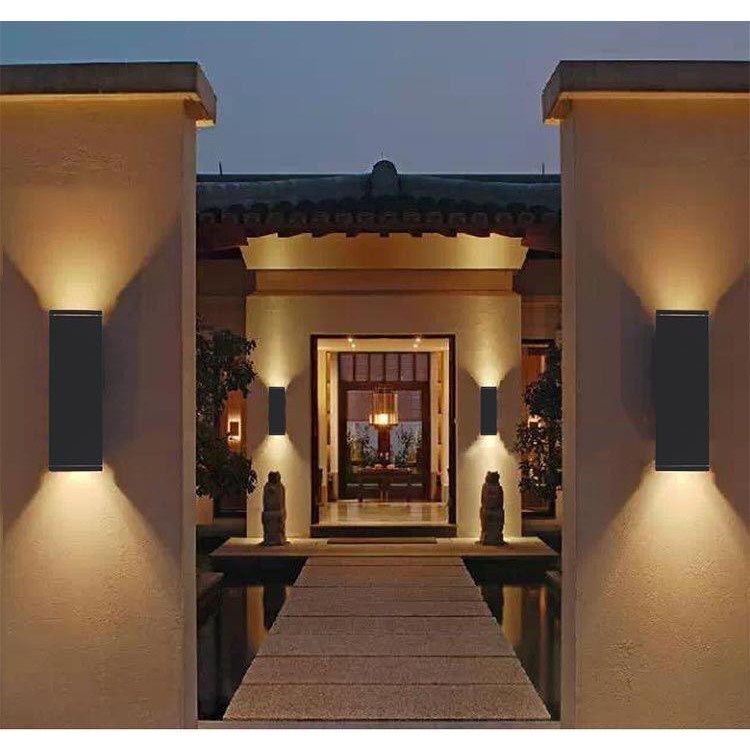 Surya Lampu Dinding Dua Sisi / Wall Lamp Outdoor Indoor /Tempat lampu Minimalis/ Dekorasi Lampu Modern