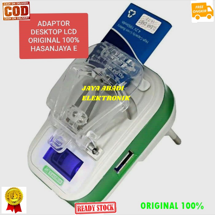 J76 ORIGINAL DESKTOP LCD USB ADAPTOR KODOK CHARGER BATERAI CAS CASAN LED CHARGE USB ADAPTOR DESKTOP 