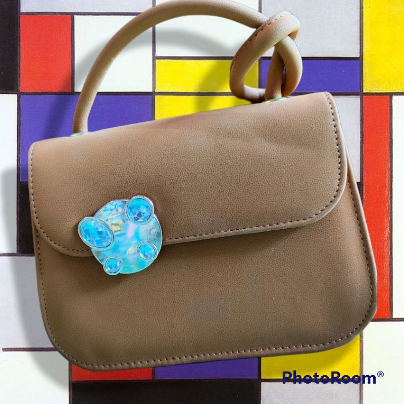 Tas Slingbag warna kuning keemasan NEW tas fashion tas mini slingbag mini