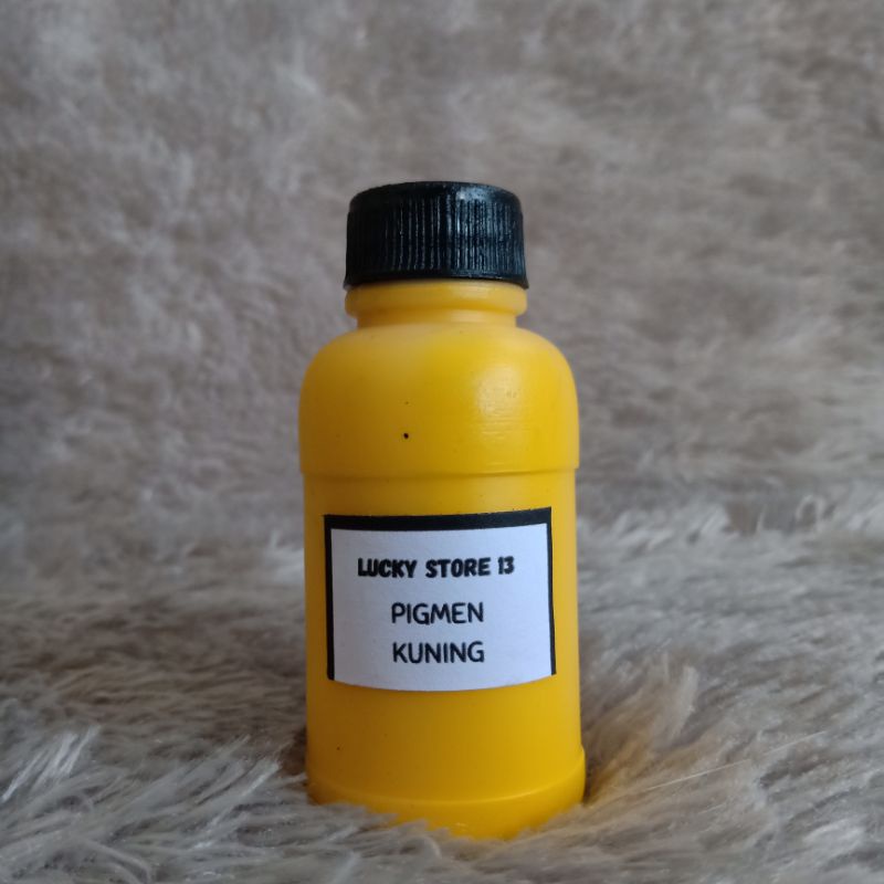 PIGMEN 60GR KUNING Yellow Besar Pewarna Sablon Color Colour Bundle Slime Clay DIY Waterbased Tie Dye