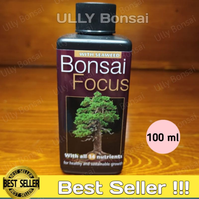 PUPUK CAIR MEDIA TANAM BONSAI FOCUS 100ML GROWTH TECHNOLOGY