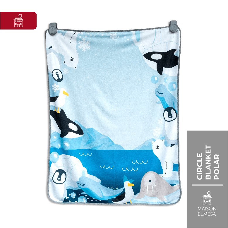 Maison Elmesa Baby Blanket Polar Circle Shopee Indonesia