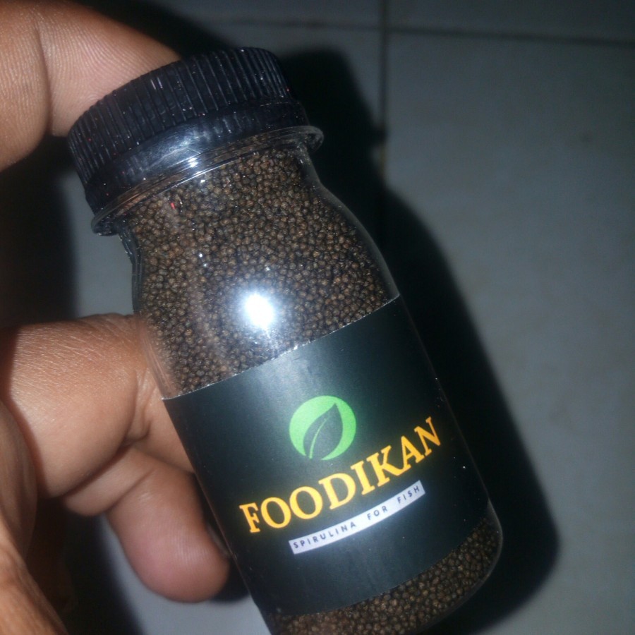 pelet ikan cupang hias, guppy, bettafish foodikan spirulina