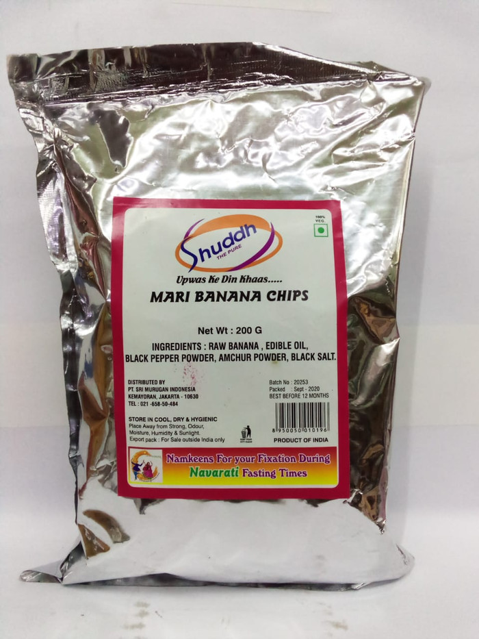 

SHUDDH MARI BANANA CHIPS 200GM(FOR FASTING)