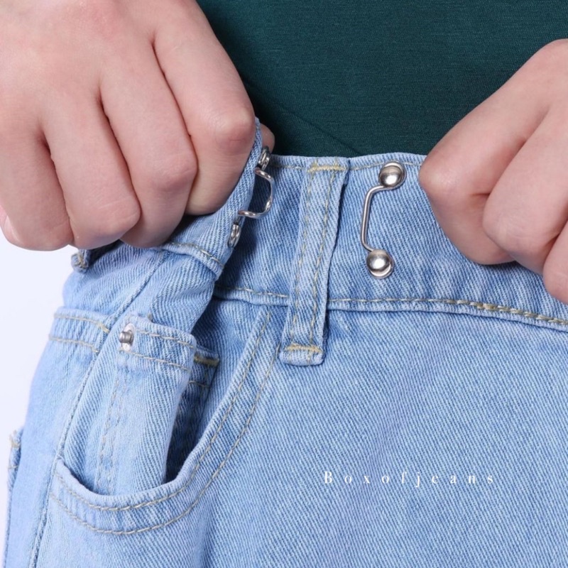 Boxofjeans - LUNA HW Baggy Jeans - LIGHT BLUE