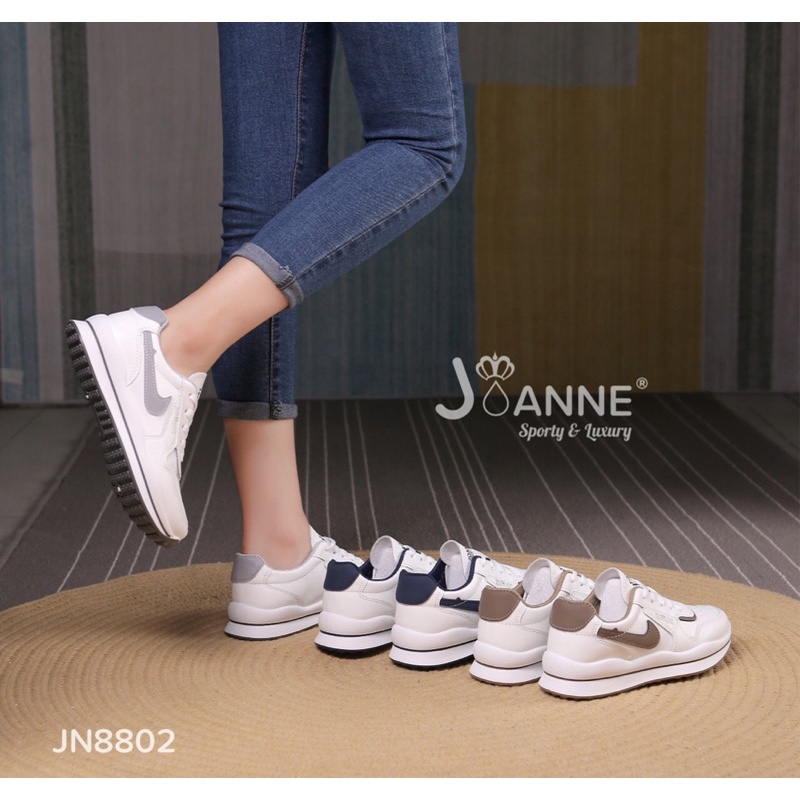 RESTOCK!! [ORIGINAL] JOANNE Sporty Sneakers Shoes Sepatu Wanita #JN8802 N