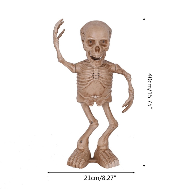 Tengkorak Menari Menyanyi Untuk Dekorasi Halloween