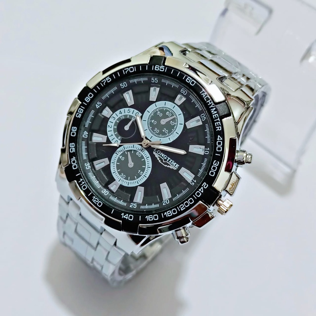 JAM TANGAN PRIA SPORT TALI RANTAI STELL-JAM TANGAN COWOK KEREN-JAM TANGAN PRIA FORMAL DAN MEWAH