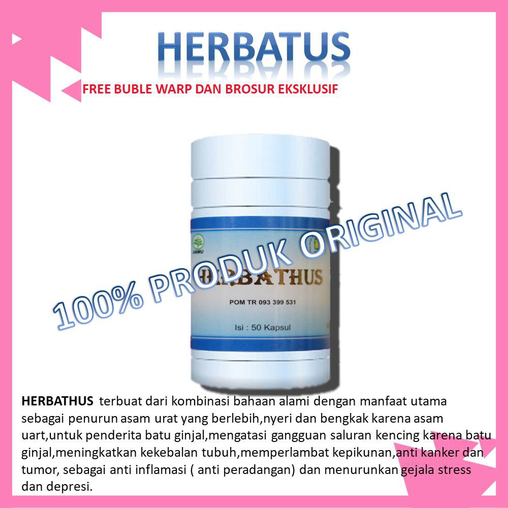 

HERBATHUS HERBAL ATASI NYERI SENDI DAN PEGAL LINU