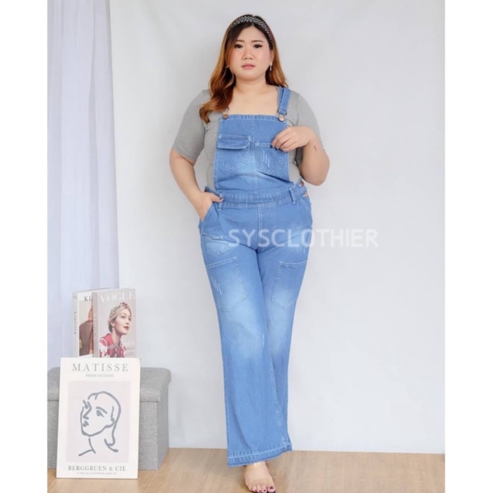 OVERALL JEANS WANITA SEAN OVERALL KULOT