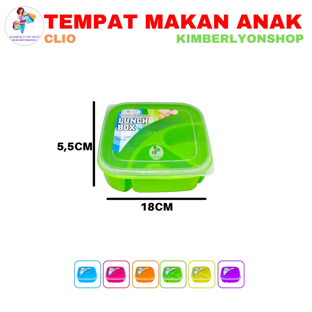 Lunch Box Tempat Makan Kotak Bekal Souvenir Ultah Clio Yokohama