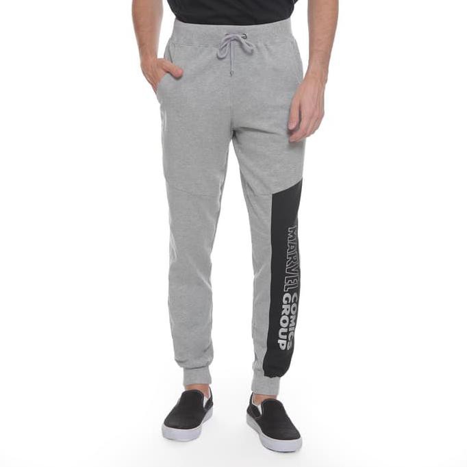 On Sale  Joger Jeans☀ Marvel Joger Pants Dewasa Marvel Comic - Misty71 Komb. Hitam - S Diskon