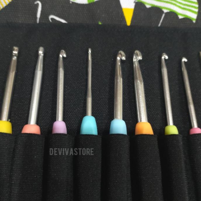 

Tempat Alat Rajut Hakpen Crochet Hook Case Serbaguna Terlaris