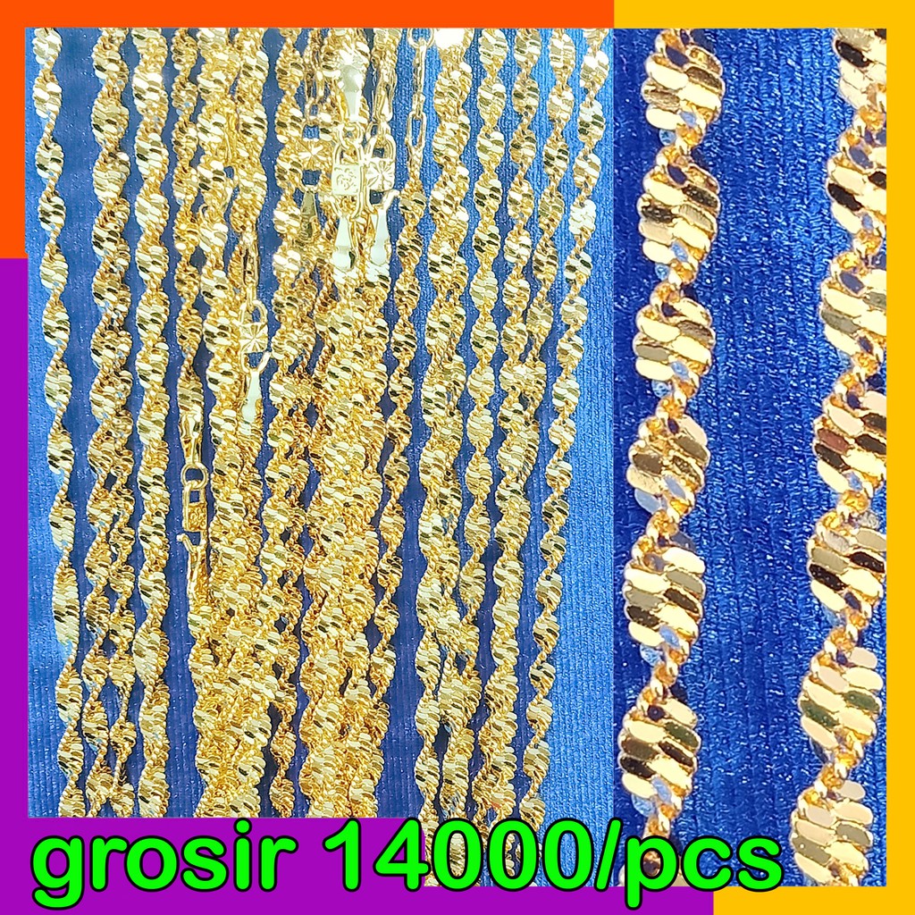 KALUNG MODEL BERSALINO LAPIS MAS 18K