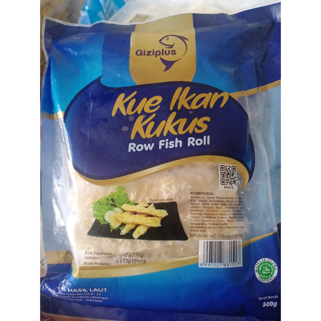 

Giziplush row fish roll 500g