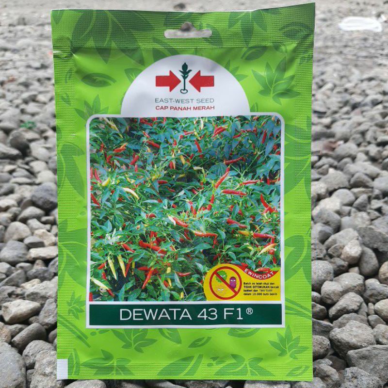 benih sayur cabe rawit setan DEWATA 43 isi(350btr) Cap Panah Merah.
