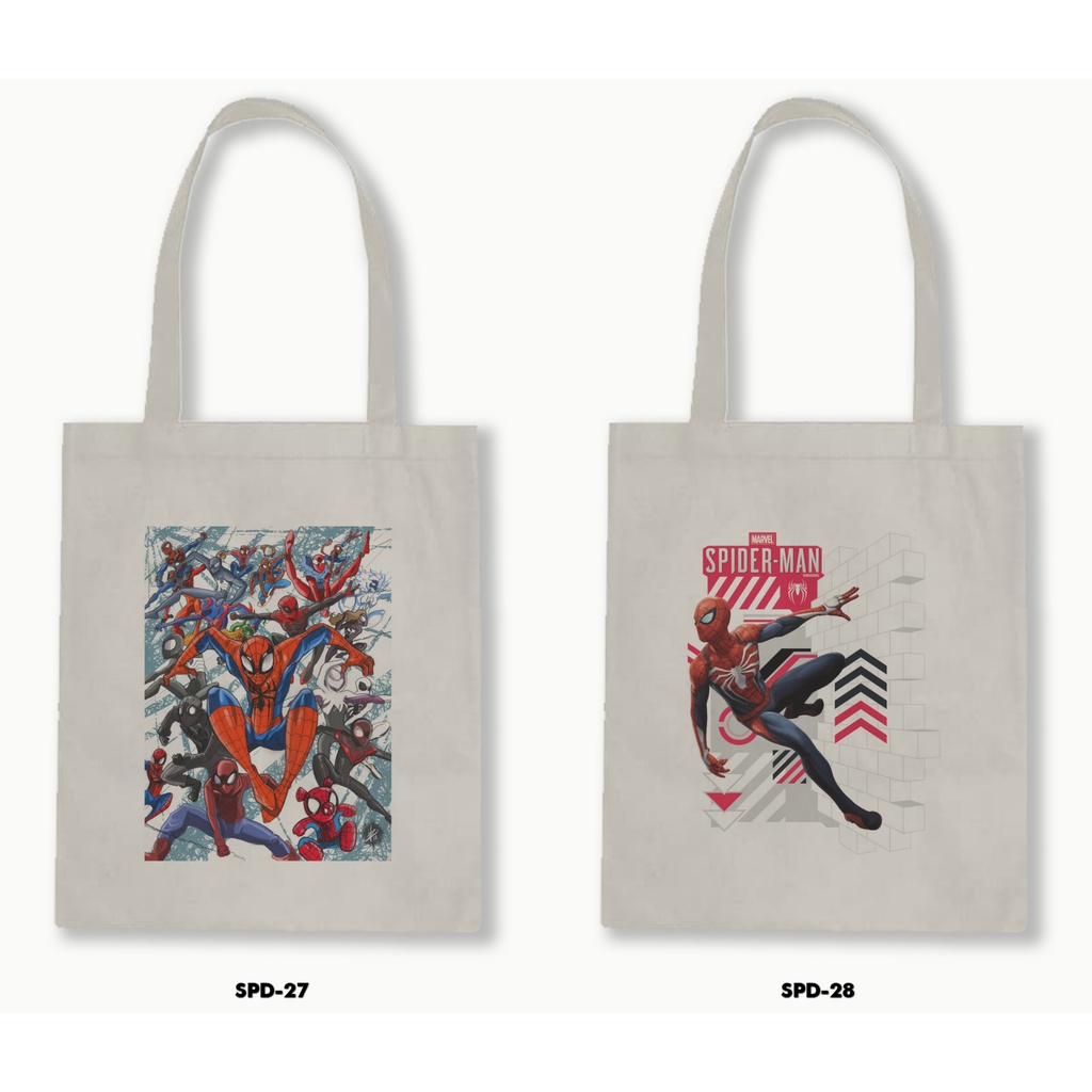 TOTE BAG BLACU - SPIDERMAN 02