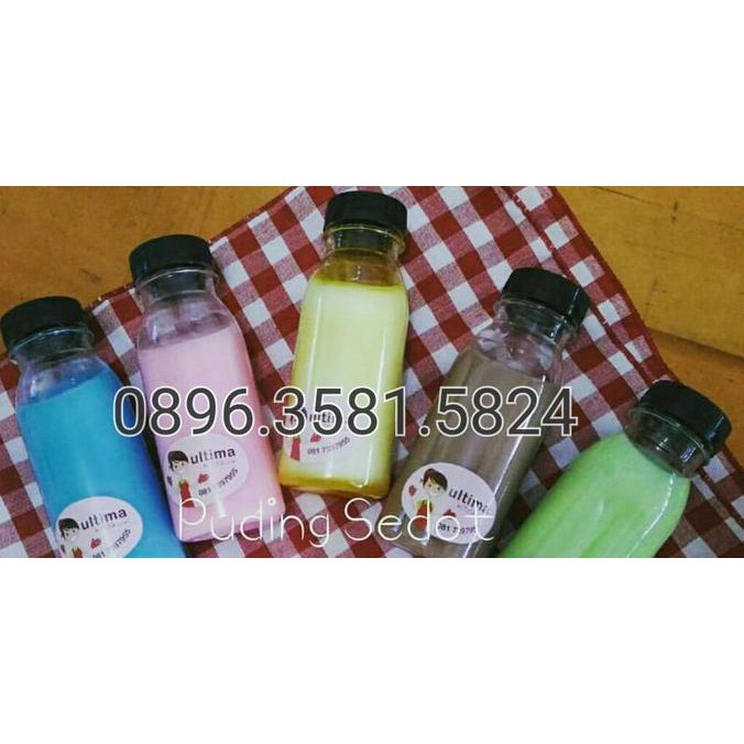 BOTOL PLASTIK 100ML PUDDING JELLY SEDOT CREAM SAMBAL BUBUK TINTA BUMBU