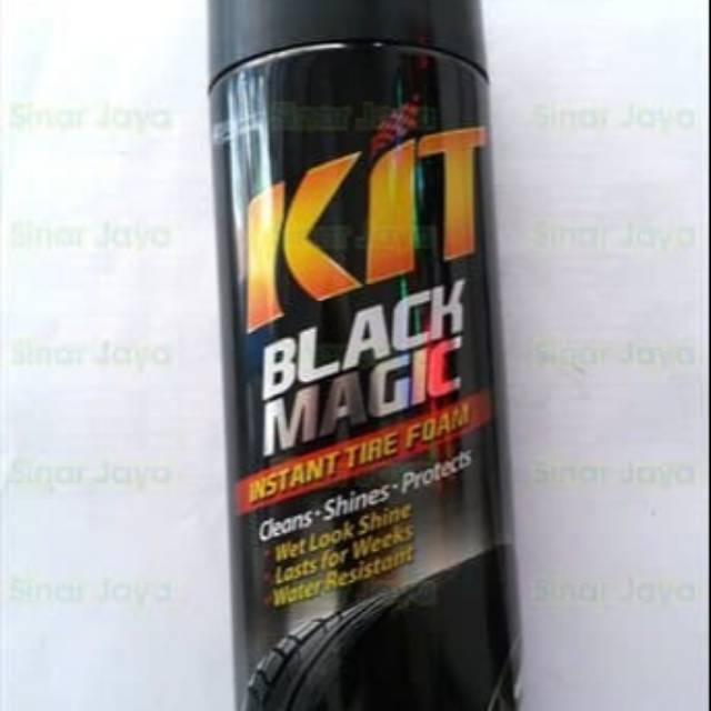 Kit black magic 400ml pump semir ban semprot ban mobil motor spray