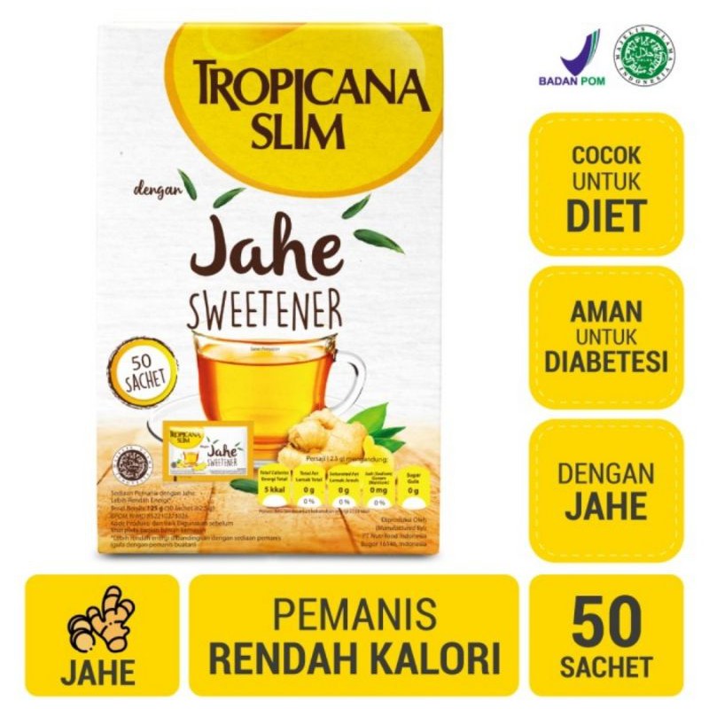 

Jahe SweetenerTropicanna Slim 50sachet