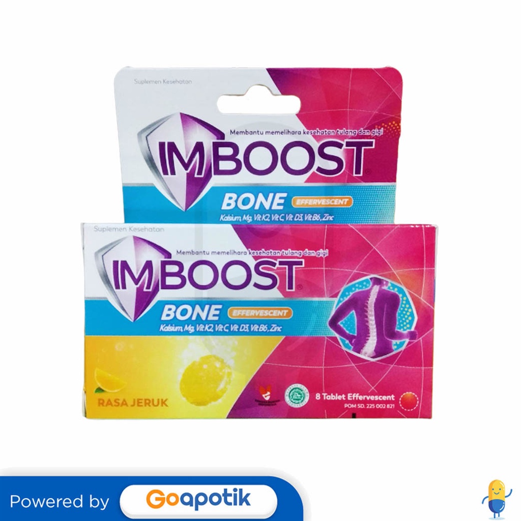 IMBOOST BONE RASA JERUK BOX 8 TABLET EFFERVESCENT