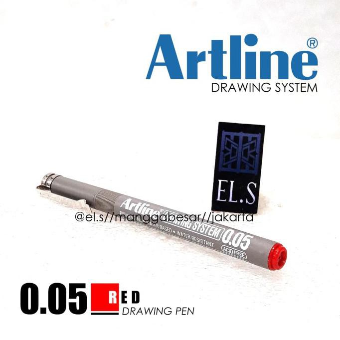 

Promo Awal tahun Artline Drawing System 005 Red ( Drawing Pen ) Diskon