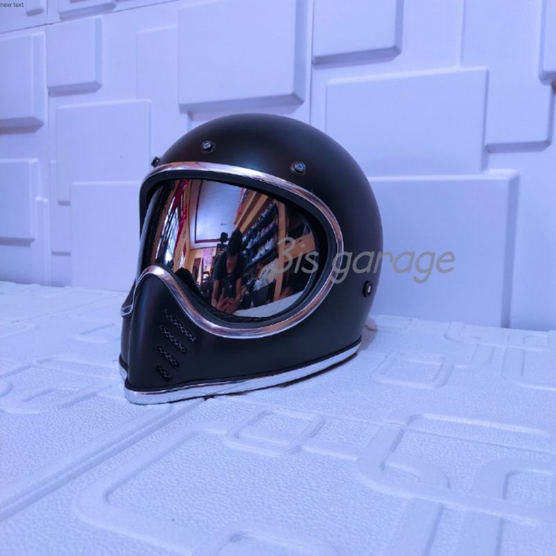 HELM CUSTOM CAKIL BELL MOTO3 RETRO FULL FACE