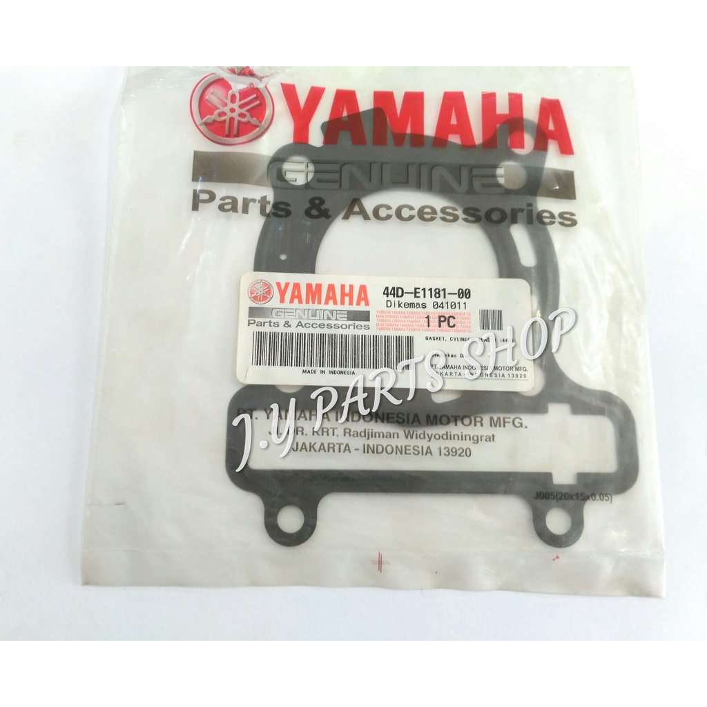 PERPAK GASKET PACKING PAKING BLOK SEHER ATAS XEON KARBU ORIGINAL YGP 44D-E1181-00