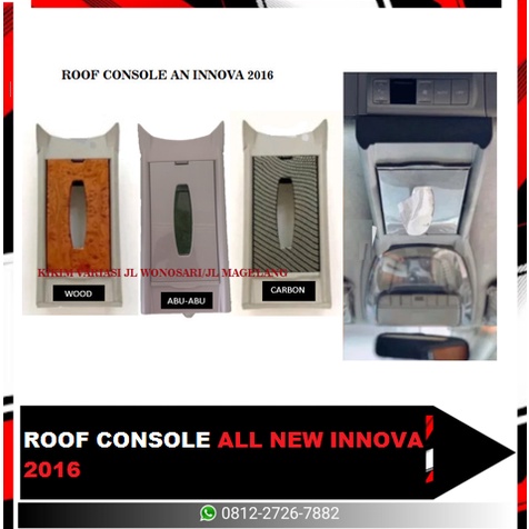 ROOF CONSOLE ALL NEW INNOVA 2016V