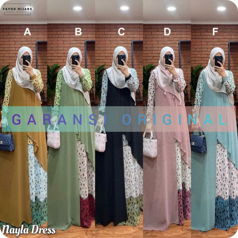 NAYLA DRESS BY D'LOVERA || DRESS SYARI DRESS TERBARU KEKINIAN