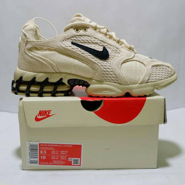 Stussy X nike spiridon caged fossil