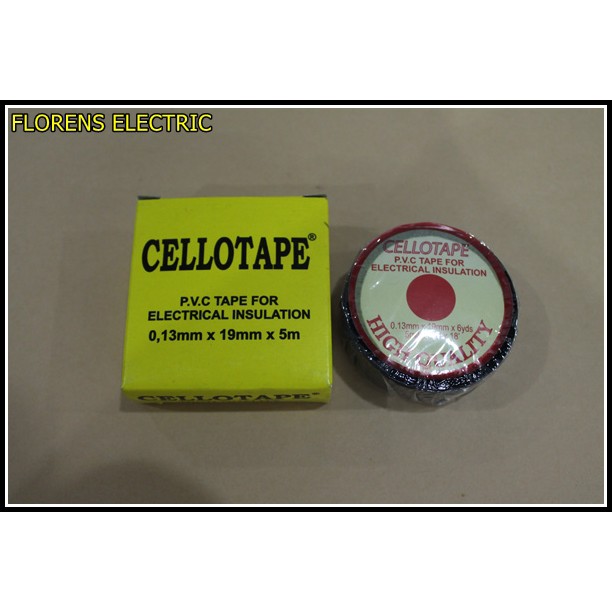 

Isolasi Listrik Merk CELLOTAPE 5 meter