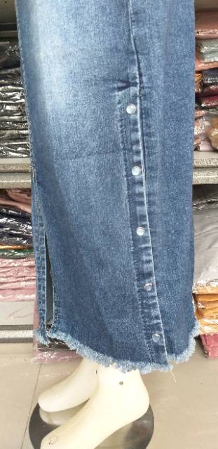 ROK JEANS VJ ORIGINAL #kancing samping⁰