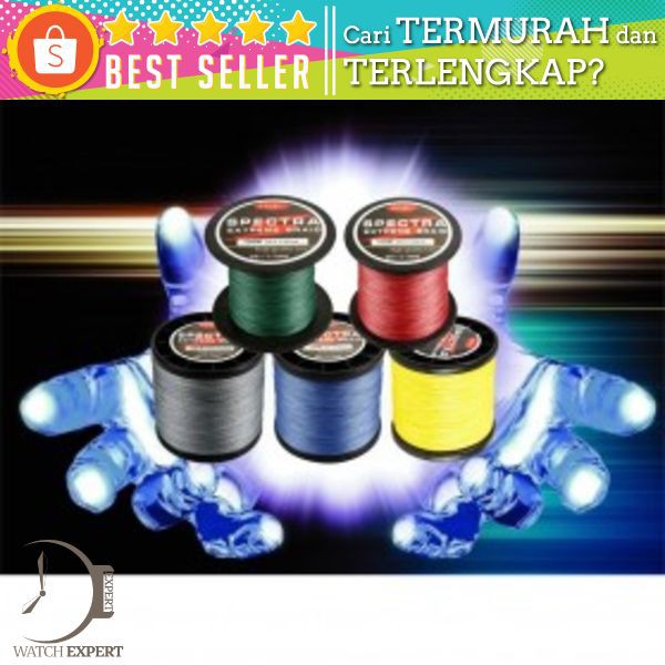 Senar Benang Tali Pancing Extreme Braid Line 0.4 500 Meter - Soloplay Spectra FM-PEL Abu