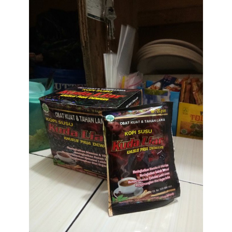 kopi susu kuda liar obat kuat pria