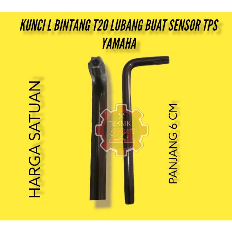 KUNCI L BINTANG T20 LUBANG WIPRO SENSOR YAMAHA KUNCI L BINTANG WIPRO T20 LUBANG KUNCI L BINTANG SENS