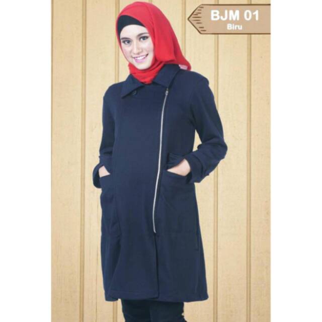 Jaket zipper believe dewasa