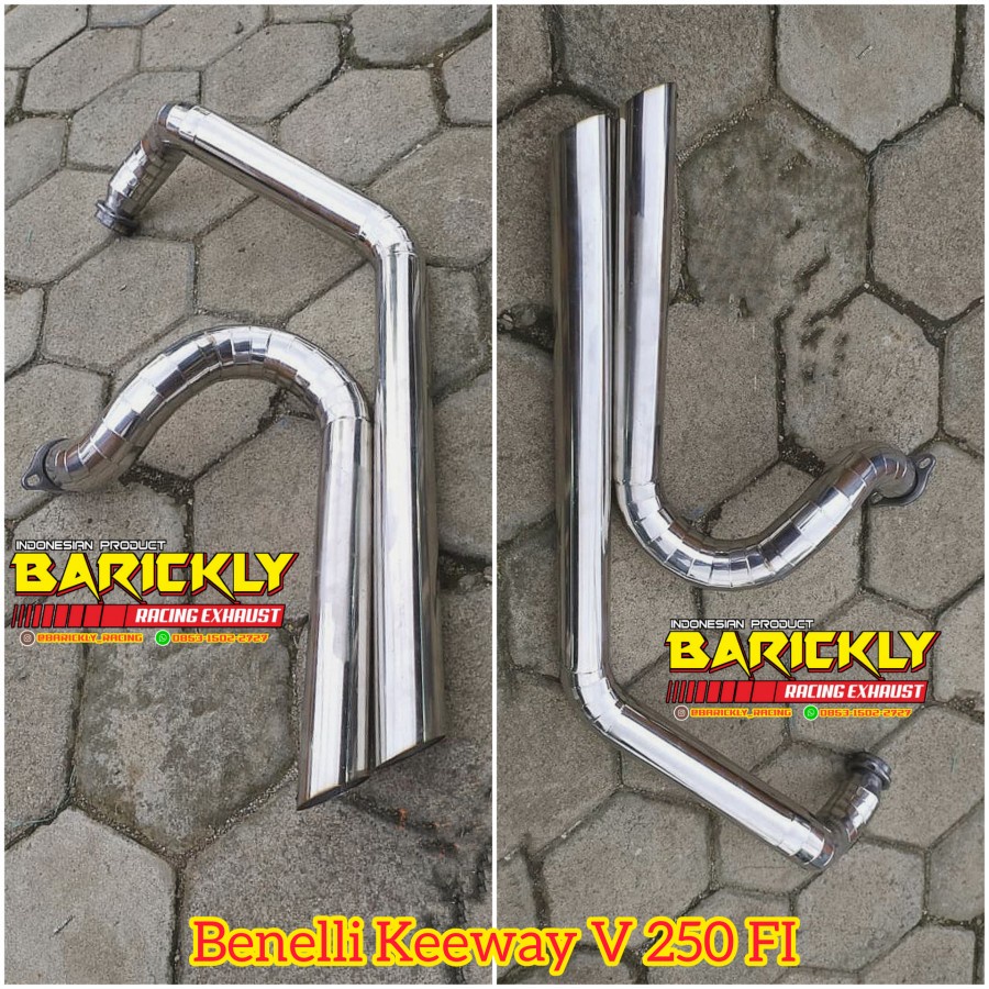 Knalpot Motor Benelli Keeway V 250 V250 Fi STAINLESS RACING