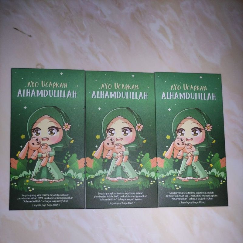 

amplop Lebaran Premium, 8 Lembar Amplop