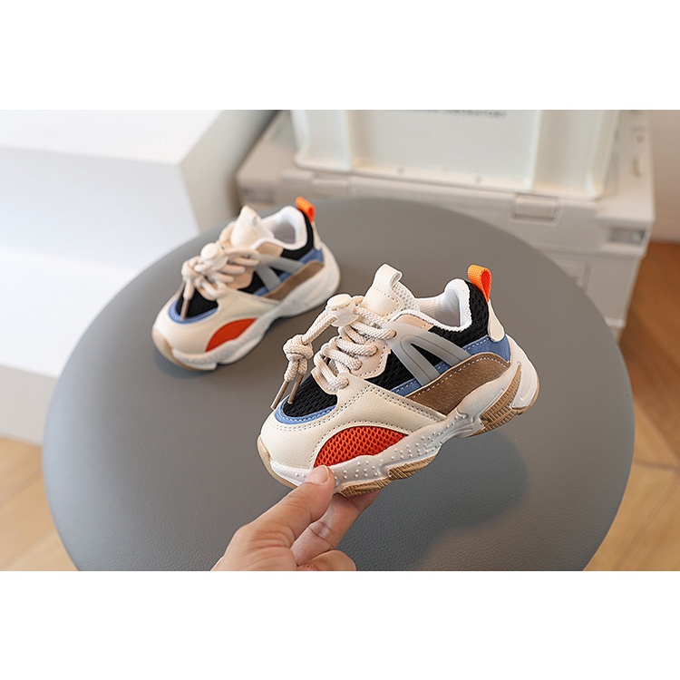 [COD] sepatu anak laki laki dan perempuan unisex premium empuk sneakers korea import usia 0-6 tahun / ananakstore