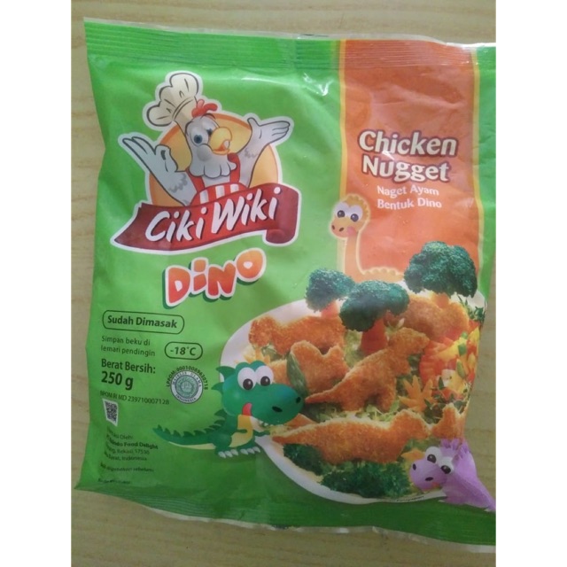 

Ciki wiki chicken nugget dino 250 gr