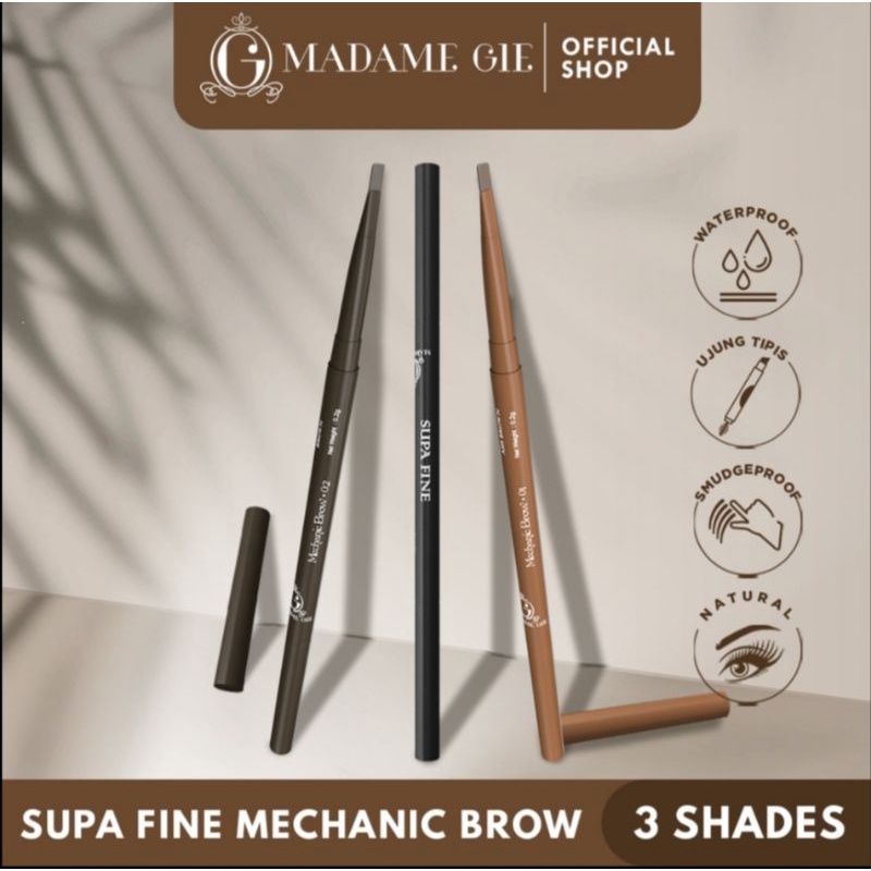 MADAME GIE SUPAFINE EYEBROW MECHANIC/PENSIL ALIS MATIC