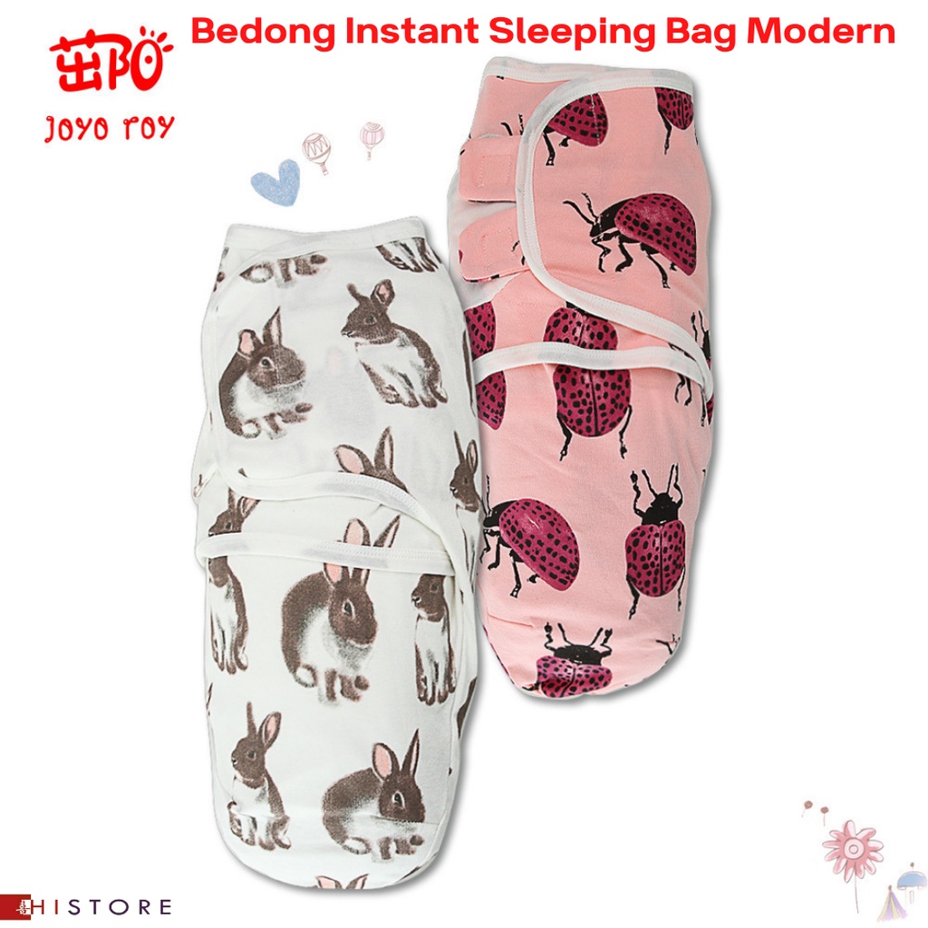 BEDONG MODERN SLEEPING BAG INSTANT HYBRID MODEL SWADDLE ME BAHAN PREMIUM