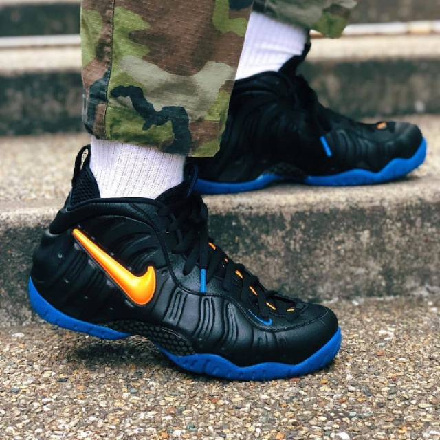 dark blue foamposite pro