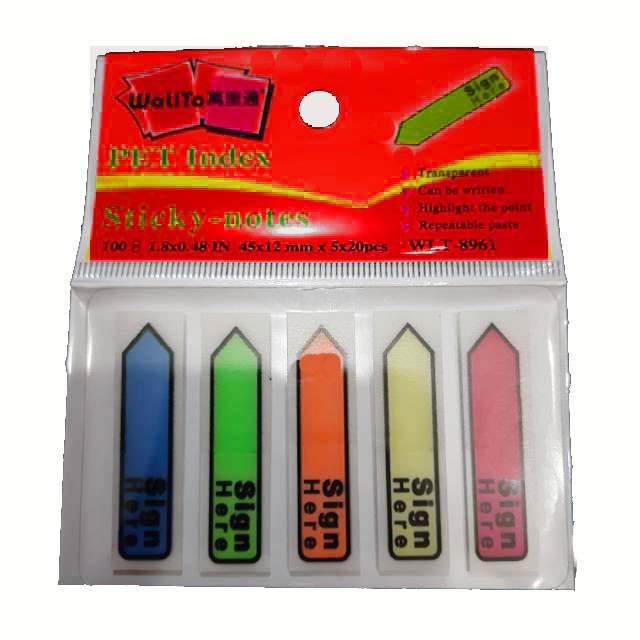 

Pembatas Halaman Buku Sticky Marker Notes