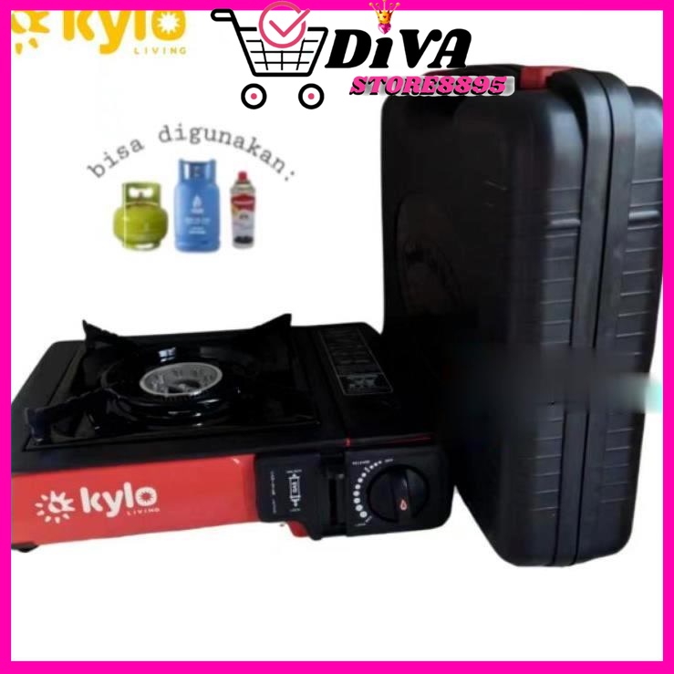 KOMPOR PORTABLE 2 IN 1/KOMPOR GAS STOVE Produk FE9 DIVA STORE88
