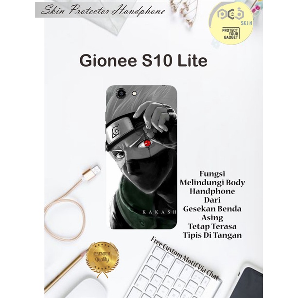 Dapat 2pcs Garskin Hp Gionee S10 Lite Motif kun - free Custom Motif