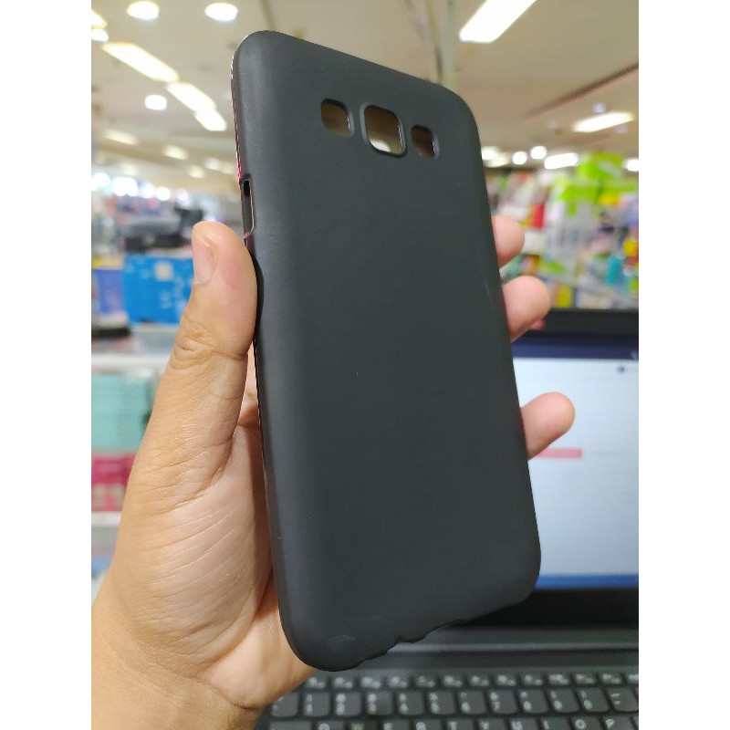 Case Silikon Samsung E7 E700 E700H Full Black
